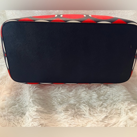 🎉HP🎉Michael Kors Jet Set Travel Deco Leather Shoulder Tote Handbag - Picture 9 of 15